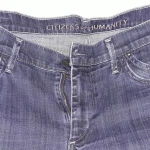 Citizens of humanity womens size 10 dark blue bootcut flare leg jeans